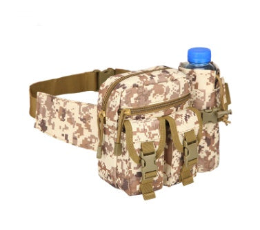 Taktische Hüfttasche mit Flaschenhalter | 4L Outdoor Bauchtasche