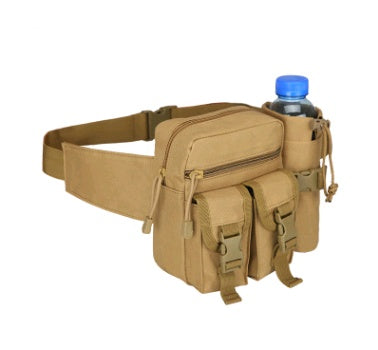 Taktische Hüfttasche mit Flaschenhalter | 4L Outdoor Bauchtasche