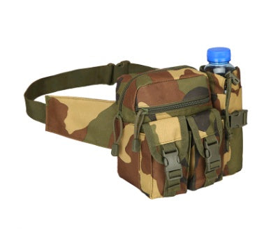 Taktische Hüfttasche mit Flaschenhalter | 4L Outdoor Bauchtasche