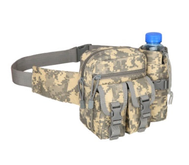 Taktische Hüfttasche mit Flaschenhalter | 4L Outdoor Bauchtasche