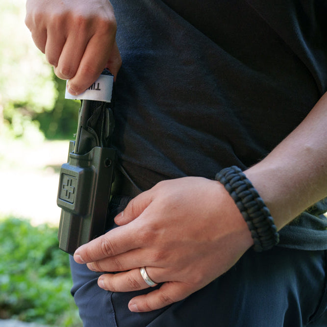 Tourniquet Holster made of plastic