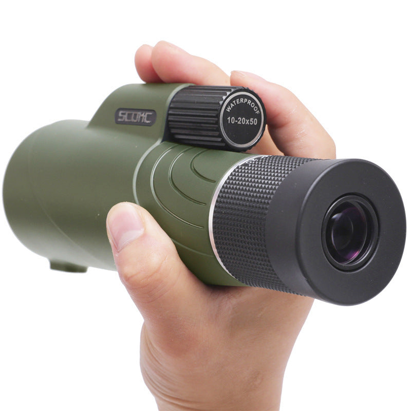 BAK4 Zoom-Monokular mit 10–20×50 Vergrößerung