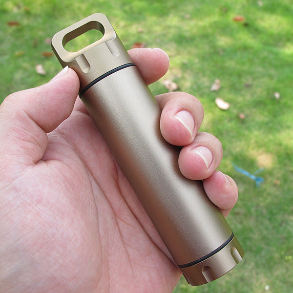 Wasserdichter CNC-Metallbehälter für Outdoor, Survival und EDC Ausrüstung