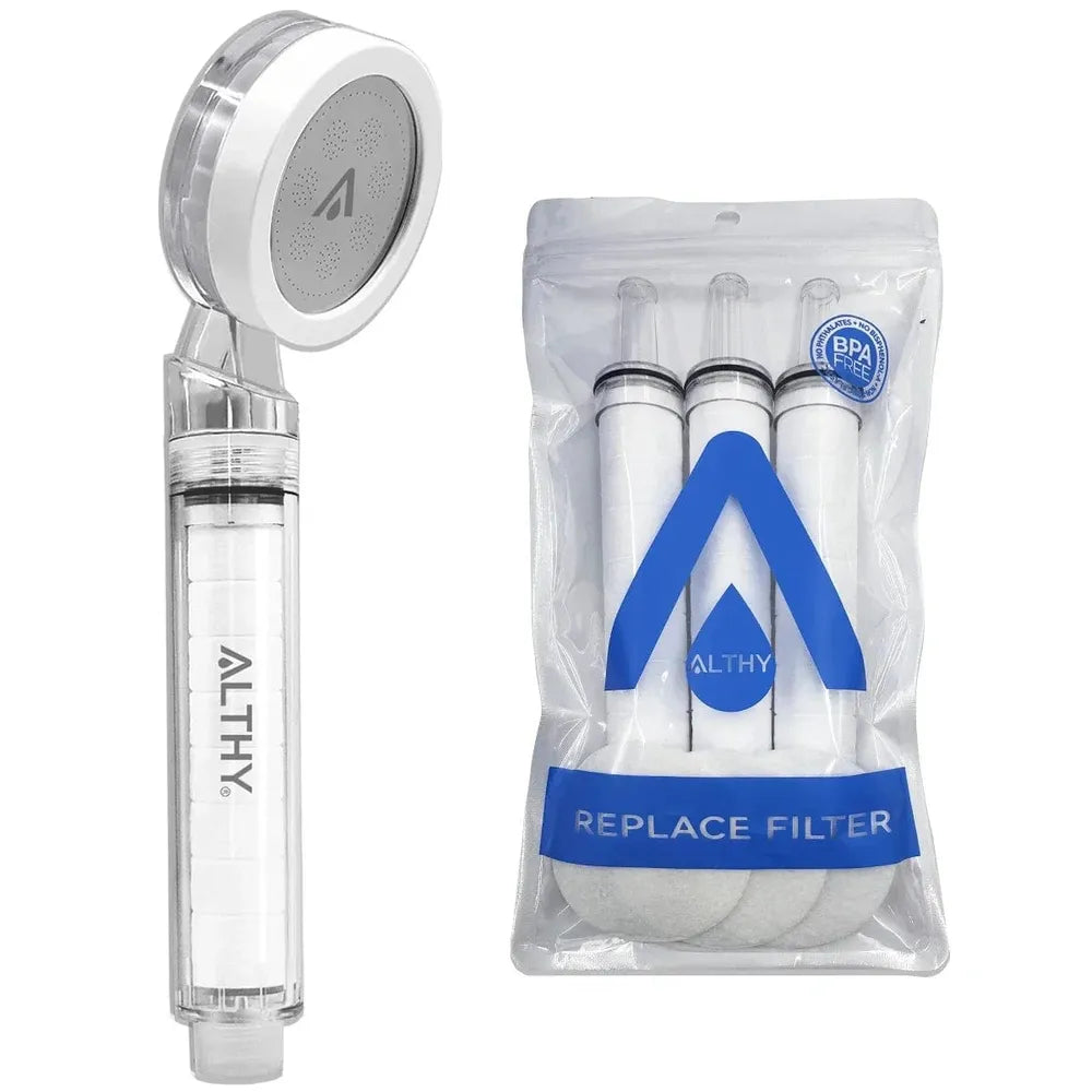 ALTHY Duschkopf mit Wasserfilter – Sauberes Wasser, gesunde Haut-Prepper-Store.com