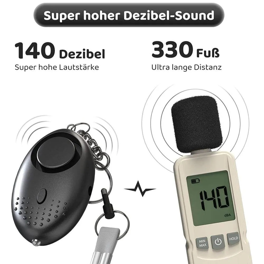 Alarm-Schlüsselanhänger / Taschenalarm 130dB-Prepper-Store.com