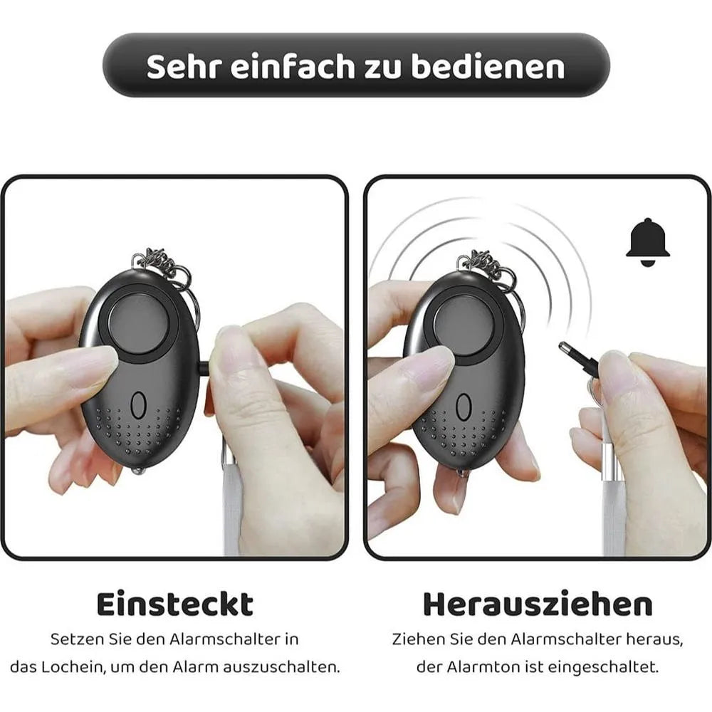 Alarm-Schlüsselanhänger / Taschenalarm 130dB-Prepper-Store.com