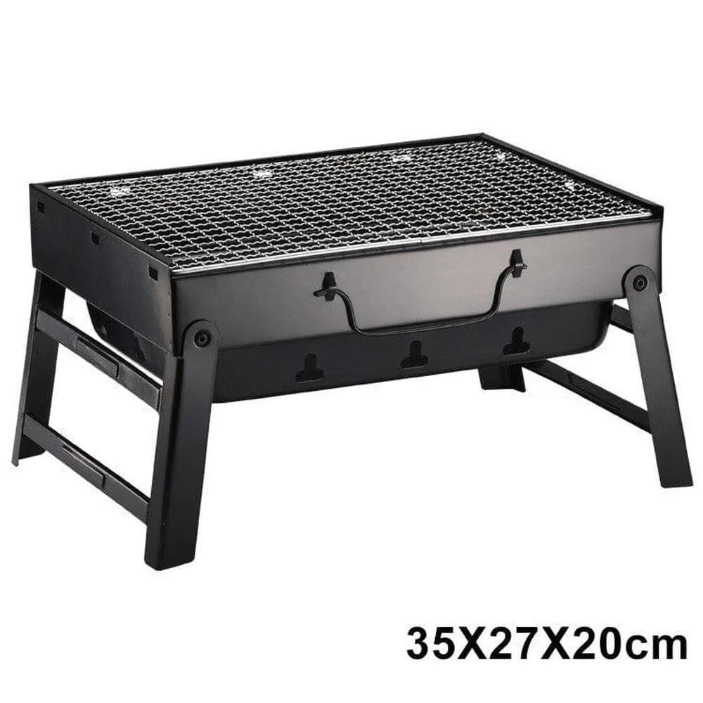 Edelstahl Picknick-Grill – 35x27x20 cm-Prepper-Store.com