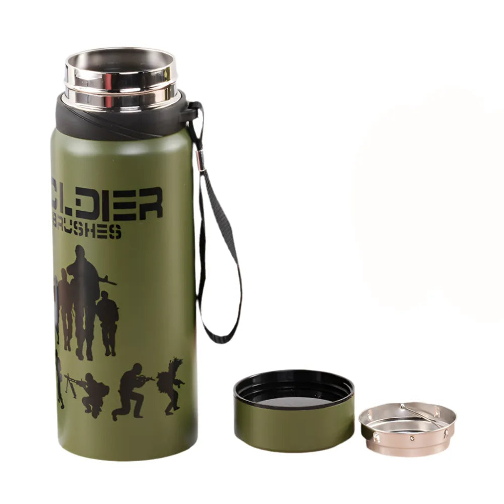 Isolierte Doppelwand Thermo-Trinkflasche aus Edelstahl