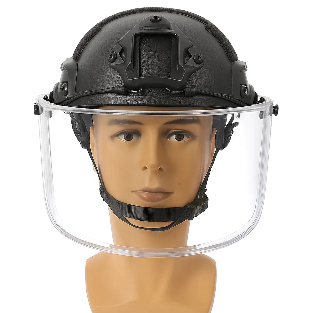 Kugelsichere Maske – Taktisches Militärglas IIIA, 20-22mm-Prepper-Store.com