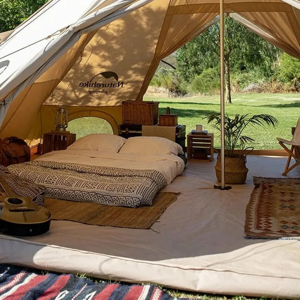 Naturehike Pyramidenzelt: 4-8 Personen, 20㎡, Baumwolle, Outdoor-Prepper-Store.com