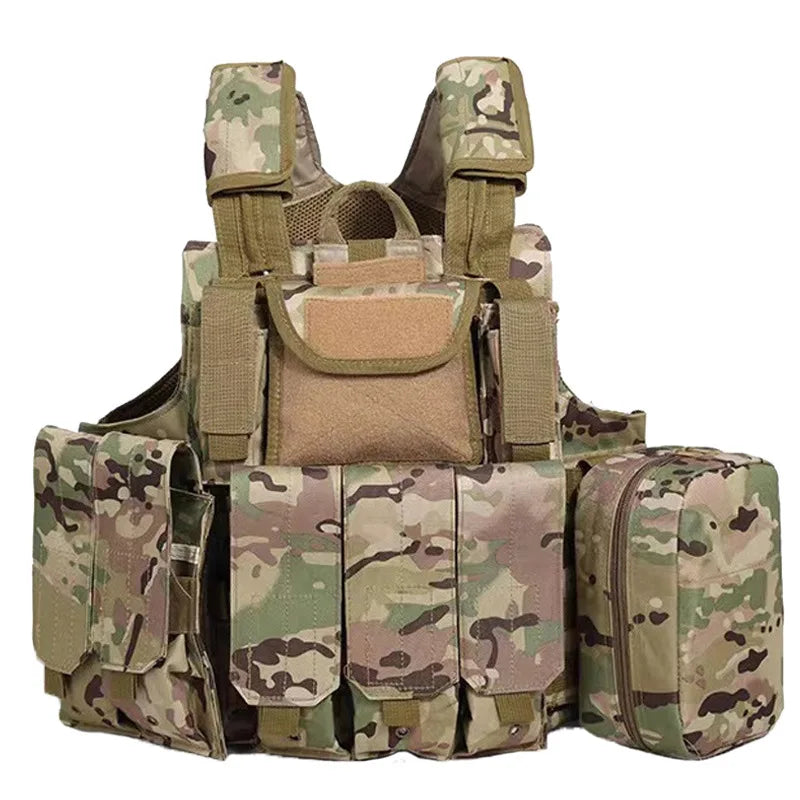 Ghost 8-teilige taktische Weste mit MOLLE-System