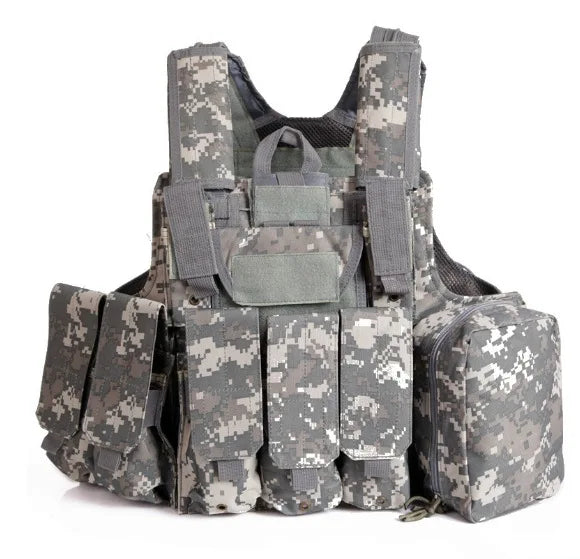 Ghost 8-teilige taktische Weste mit MOLLE-System