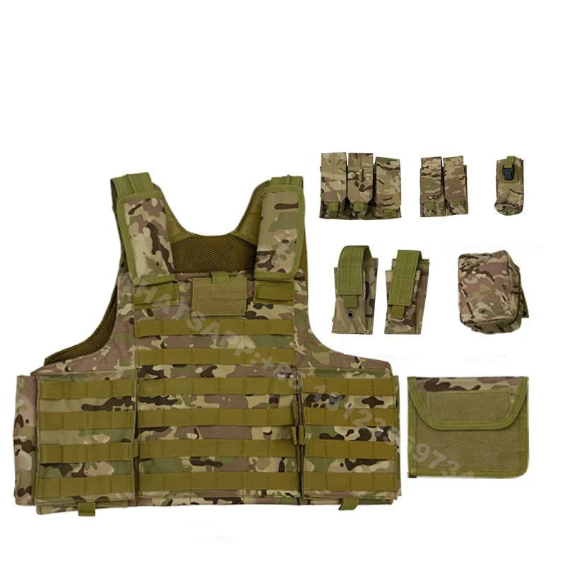 Ghost 8-teilige taktische Weste mit MOLLE-System