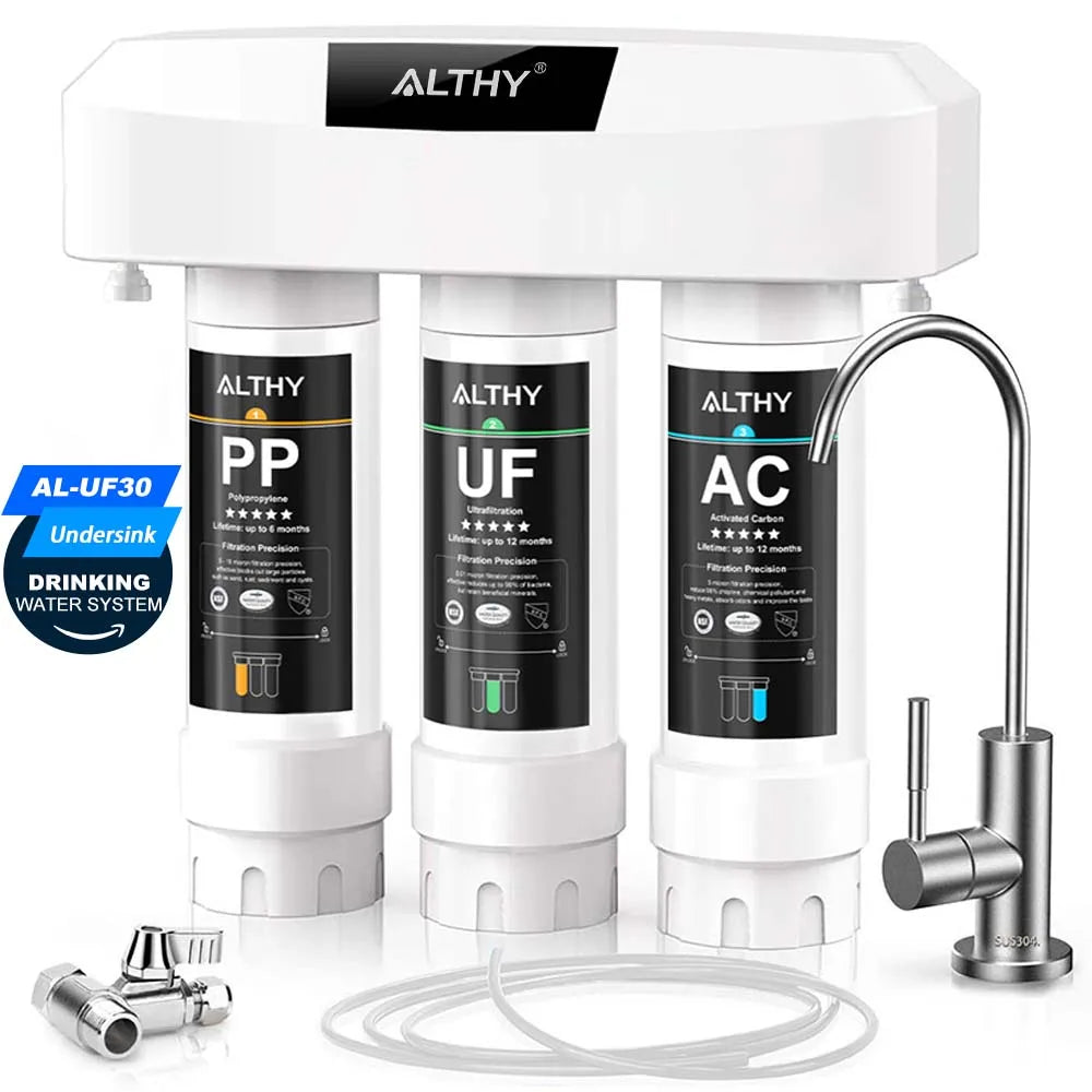 ALTHY AL-UF30 Untertisch Wasserfilter – 3-Stufen-System