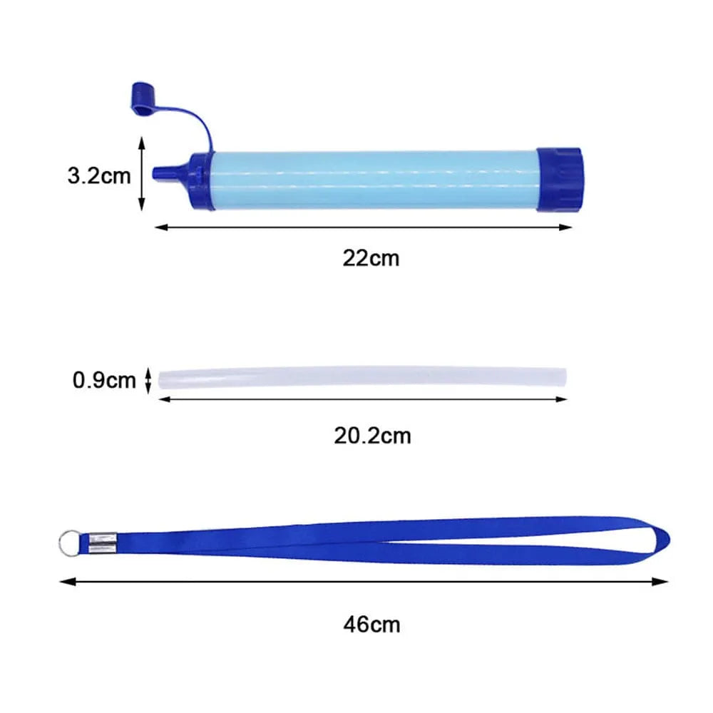 Straw Wasserfilter mit Aktivkohle-Prepper-Store.com