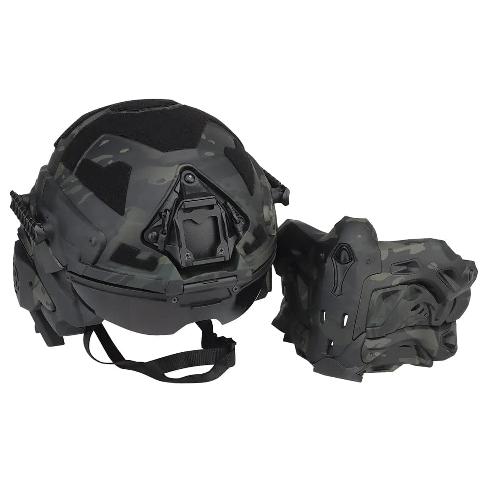 W-Ronin taktischer Sturmhelm: Kommunikations-Headset, Antibeschlag-Lüfter-Prepper-Store.com