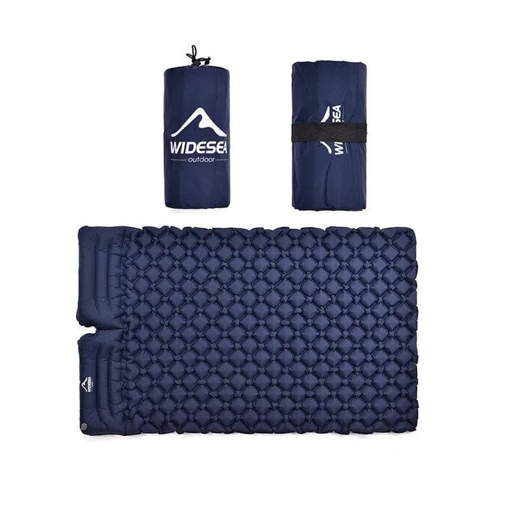 Widesea Doppel-Isomatte mit Kopfkissen-Prepper-Store.com