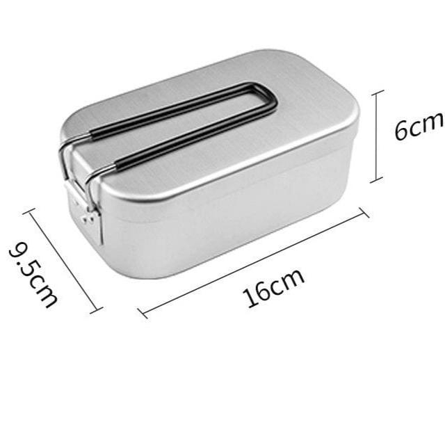 Faltbare Aluminium-Lunchboxen Sets 800ml prepper-store.com