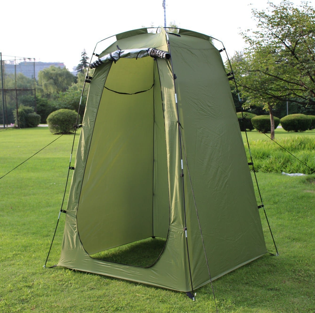 Camping Duschzelt Grün prepper-store.com