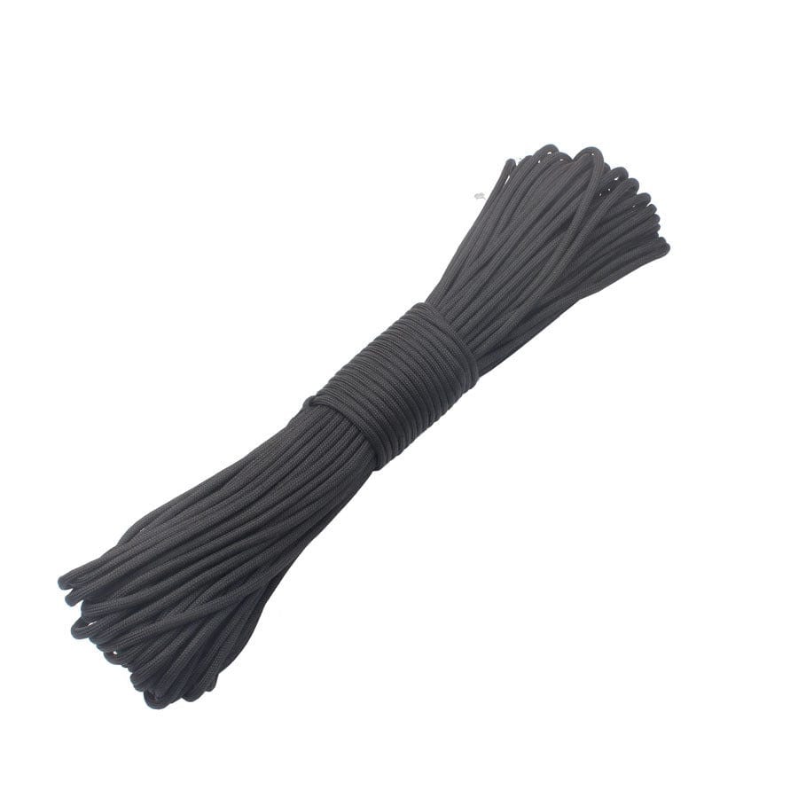 550 Paracord Schnur 31M/4mm Schwarz prepper-store.com