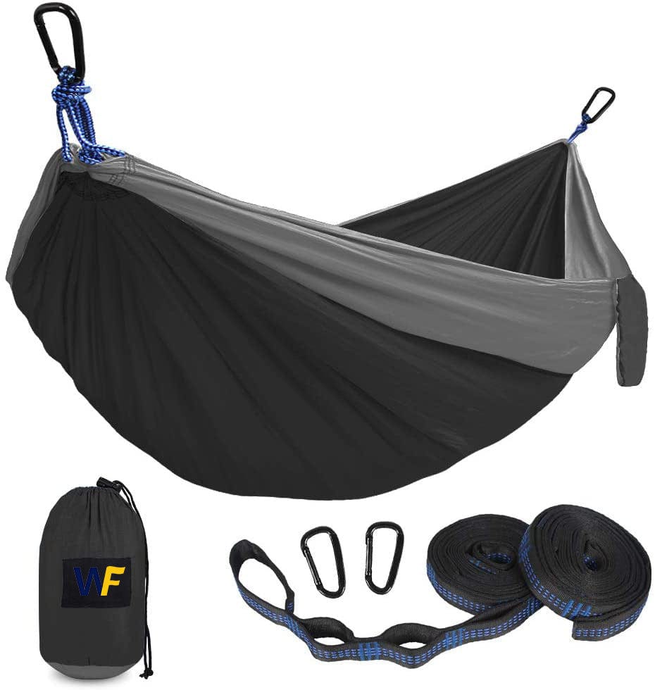 Outdoor-Hängematte 300x200cm Schwarz / 270x140cm prepper-store.com