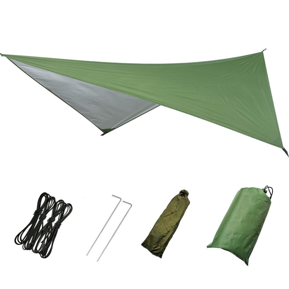 Tarp – Ultimativer Wetterschutz Grün / 230x140cm prepper-store.com