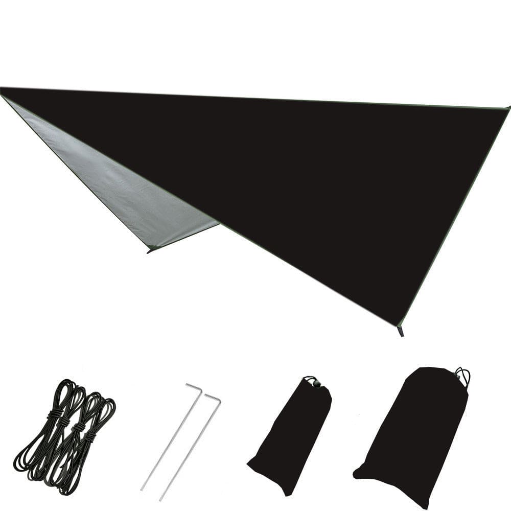 Tarp – Ultimativer Wetterschutz Schwarz / 230x210cm prepper-store.com