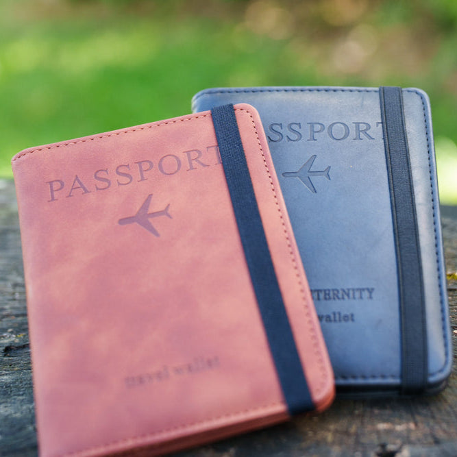 Passport cover RFID protected