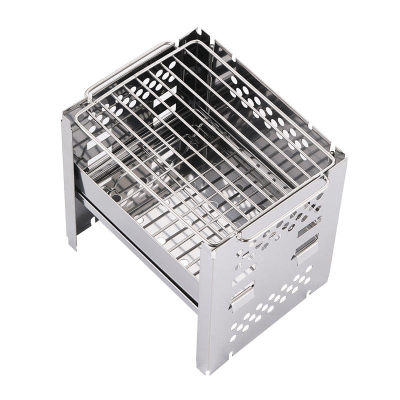 Faltbarer Edelstahl Grill prepper-store.com