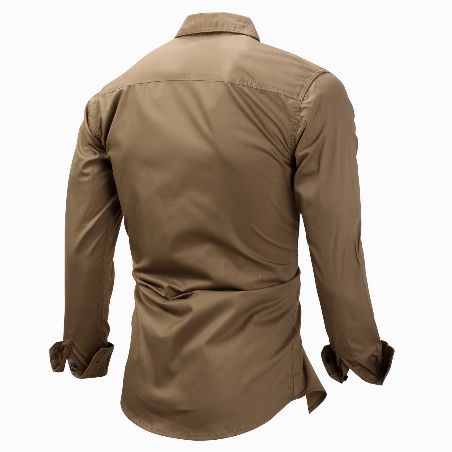 Fredd Marshall Herren Military-Freizeithemd