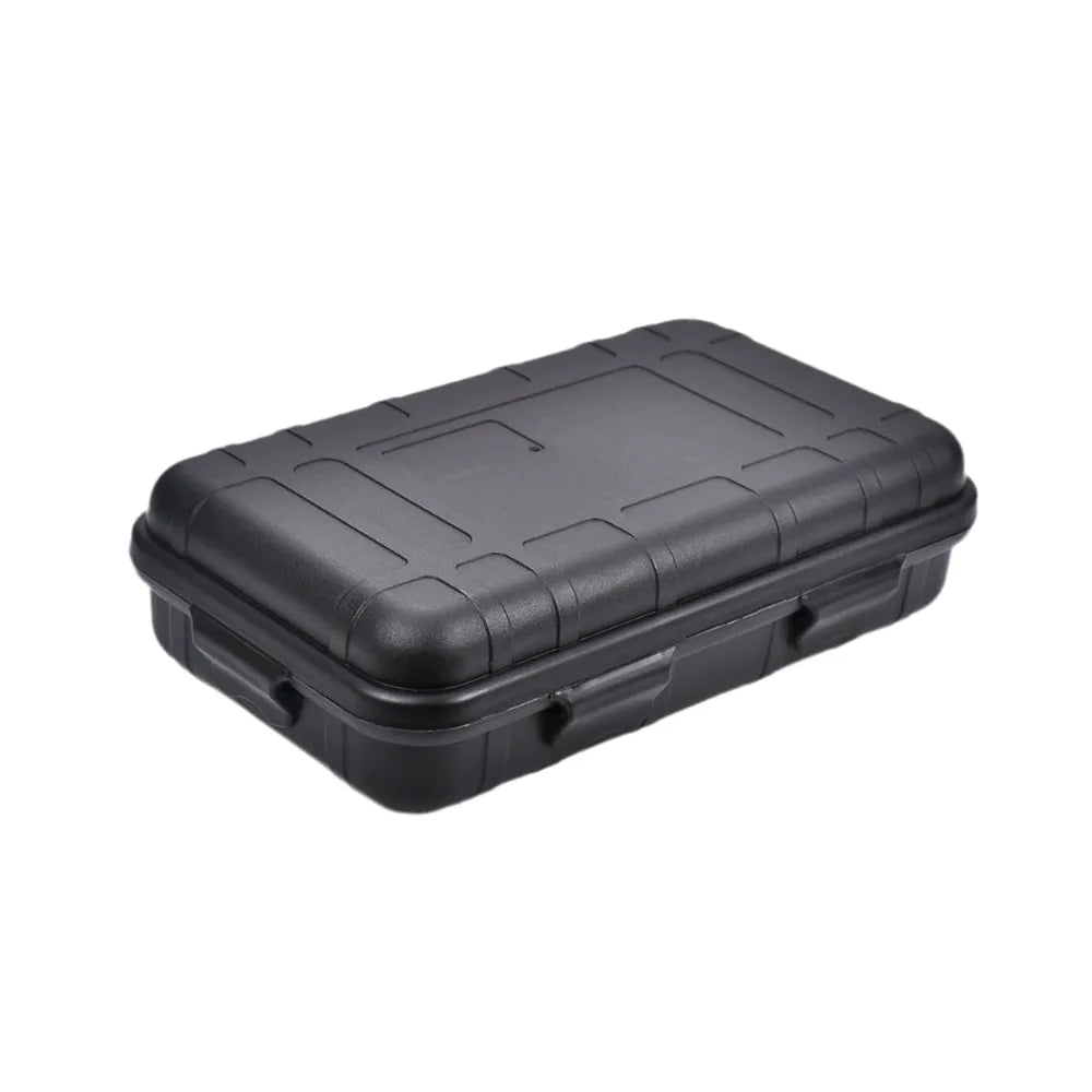 Waterproof survival storage box made of impact-resistant plastic, 850 ml