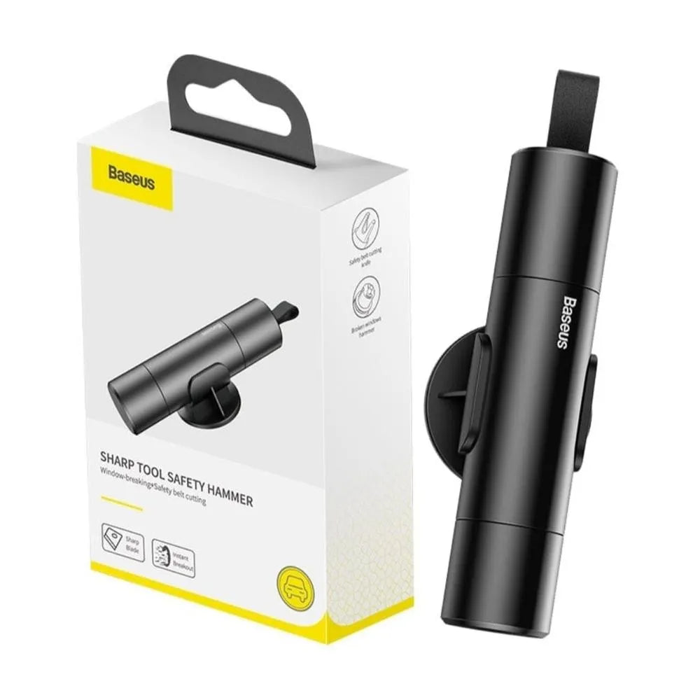 Baseus Sicherheitshammer mit Gurtschneider-Prepper-Store.com