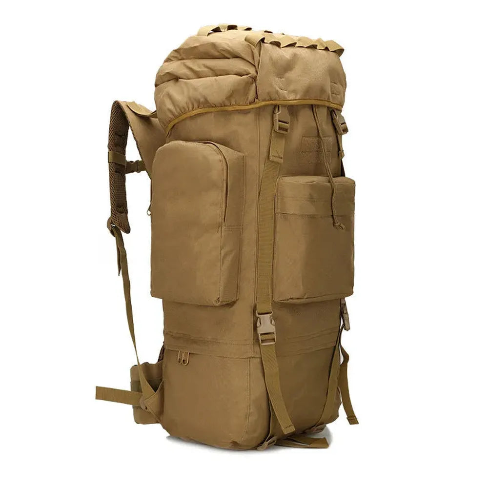 Camouflage Trekkingrucksack A21 mit 65L-Prepper-Store.com