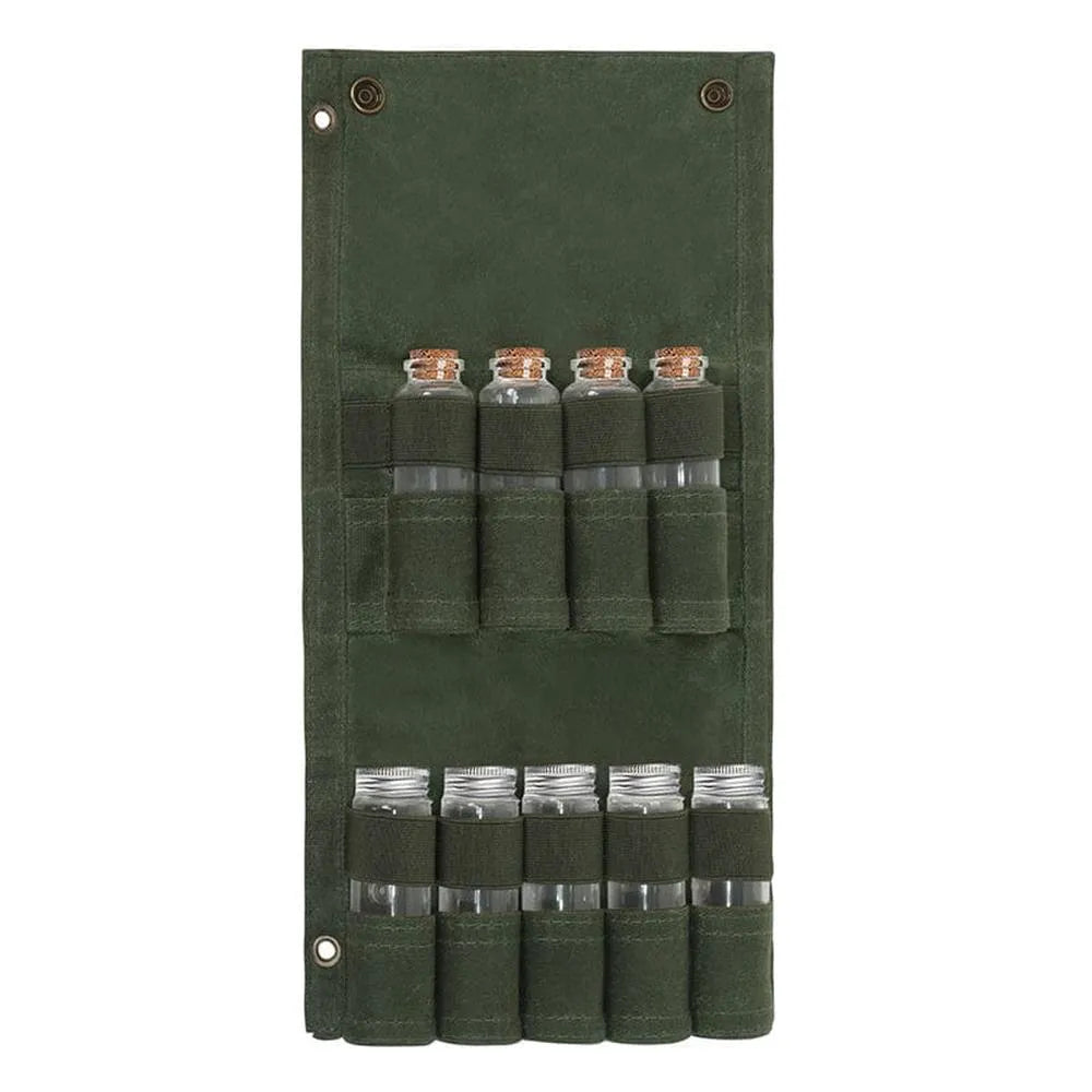 Gewürztasche mit Glasbehältern-Prepper-Store.com
