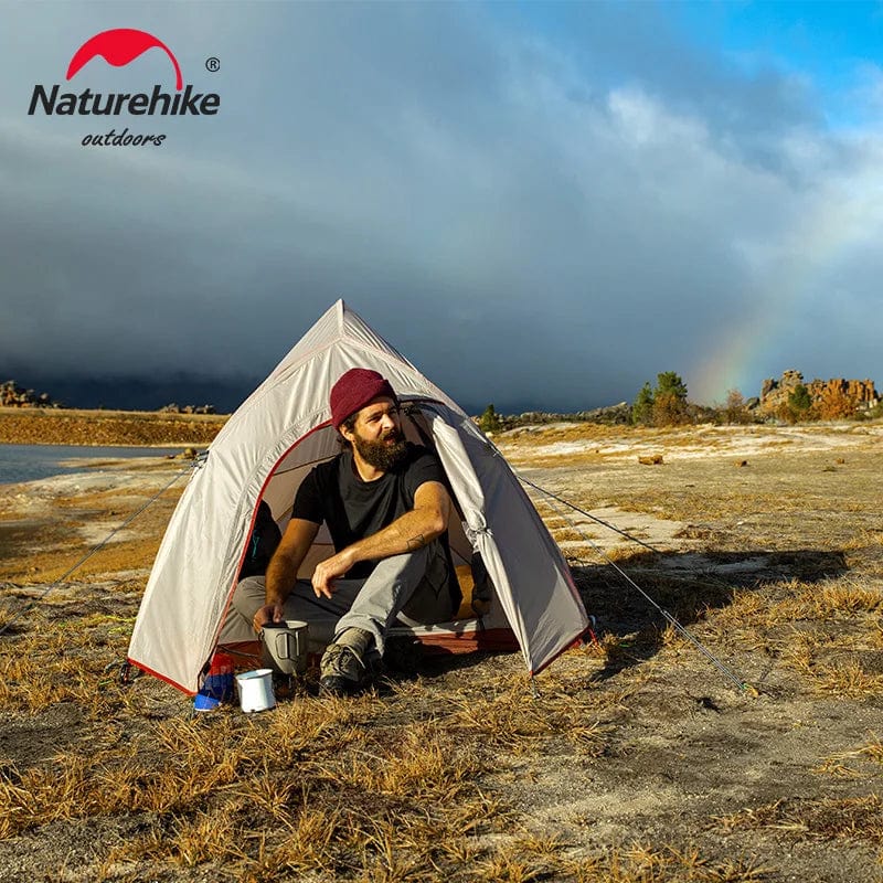 Naturehike Tent Ultralight 20D Camping Tent Waterproof Outdoor Hiking Travel Tent 1-2-3 People