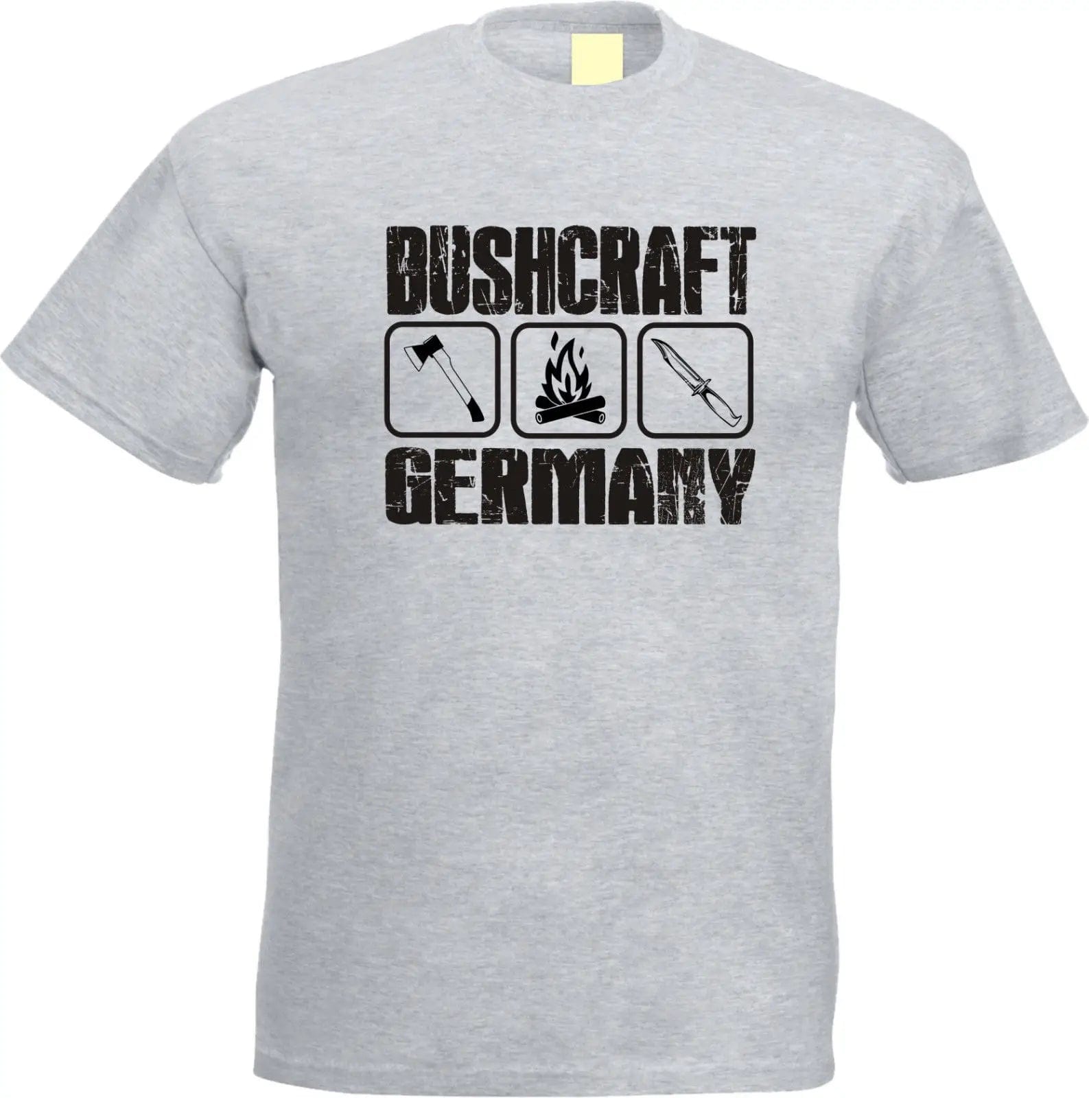 T-Shirt "Bushcraft Germany" / Outdoorkleidung 3 / S prepper-store.com