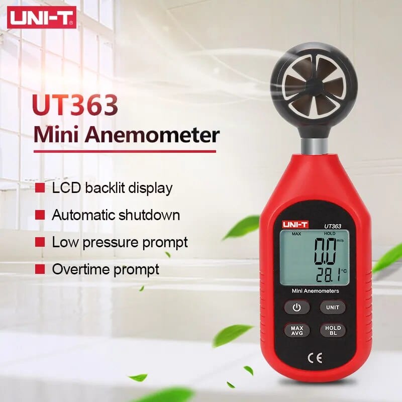 UNI-T UT363 Digital UT363BT Wind / Temperatur Messgerät