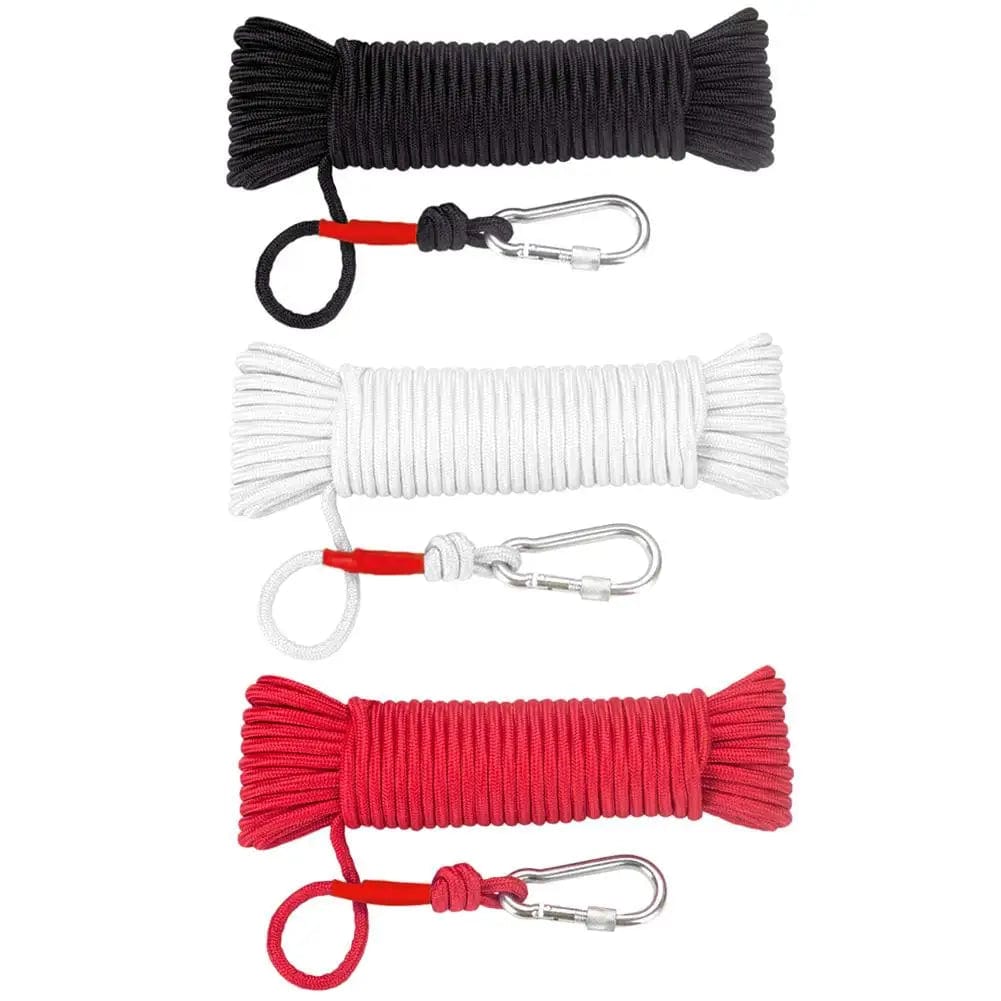 Nylon Rope 8mm/20m Length For Outdoor, Magnetic Fishing, Camping, Emergency