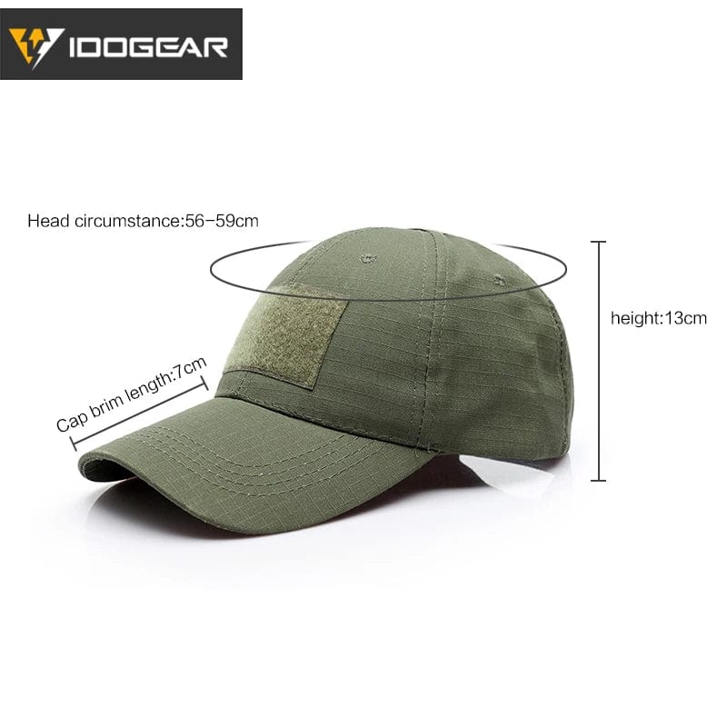 Casquette IDOGEAR outdoor/airsoft, couvre-chef militaire 