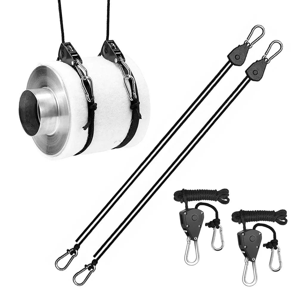 Pulley Ratchets for Kayak Canoe Boat Tie Down Strap 1/8" Heavy Duty Adjustable Rope Hanger