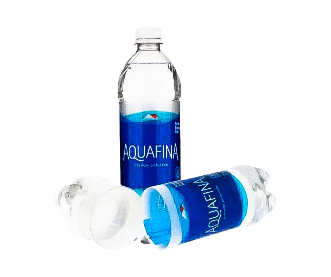 Water bottle with hiding place / Aquafina