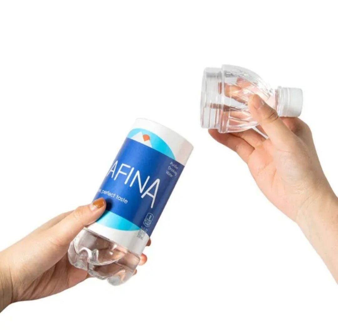 Wasserflasche mit Versteck / Aquafina