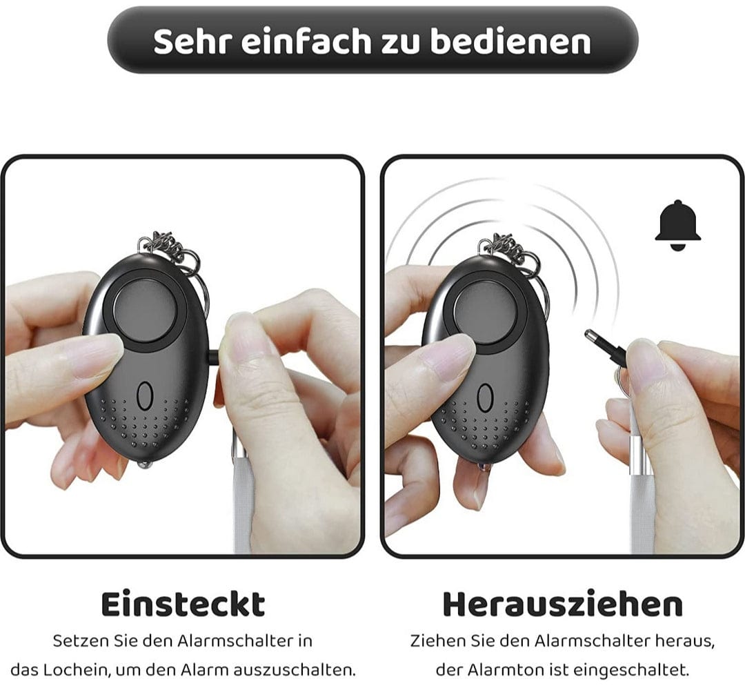 Alarm keychain, pocket alarm (130db)