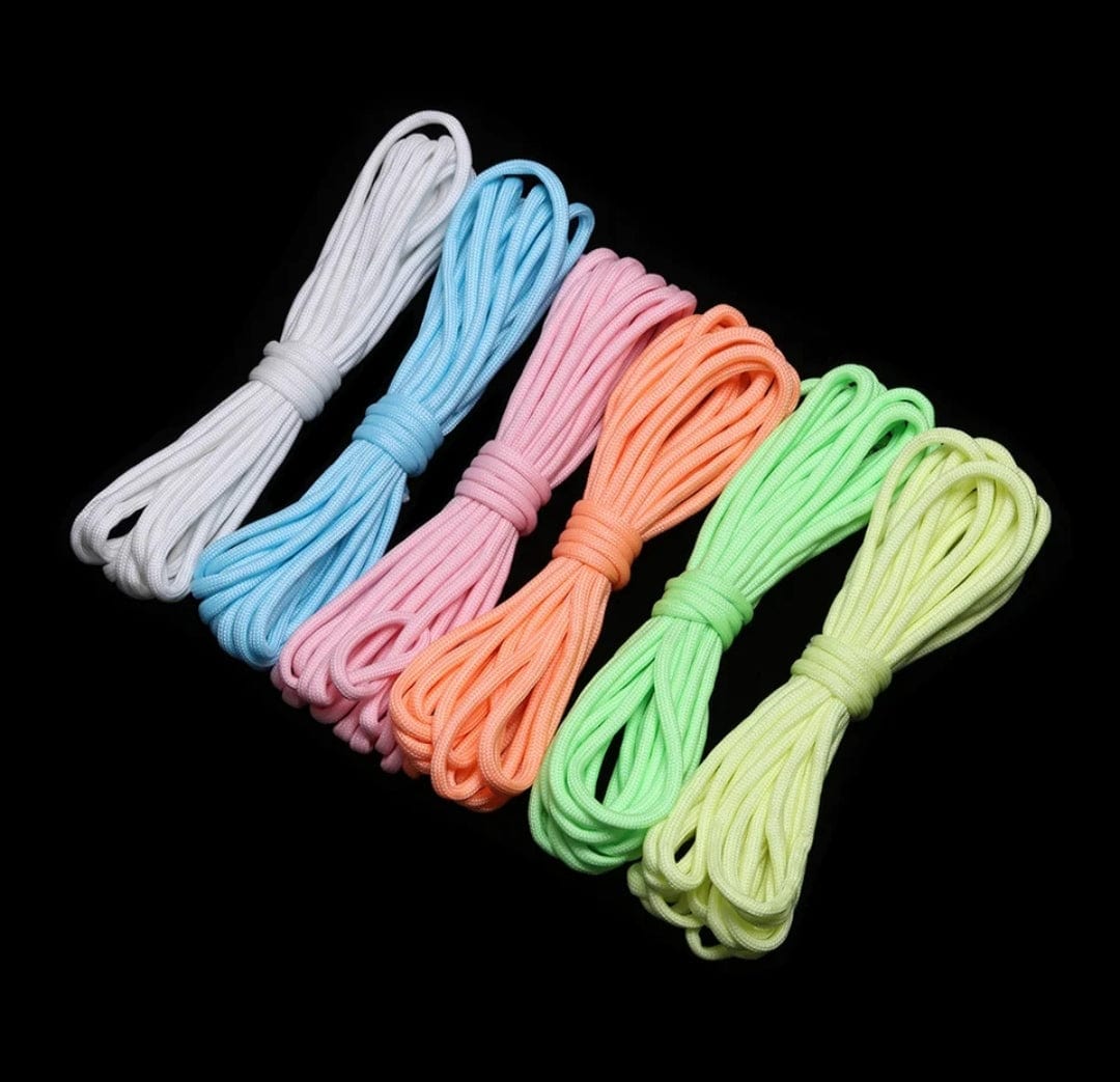 Fluoreszierendes Paracord 550-Seil, 4mm / 5M, 10M, 30M