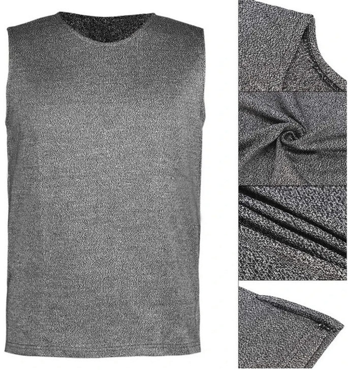 Cut-resistant self-defense clothing, thin, breathable, soft, hidden anti-cut vest