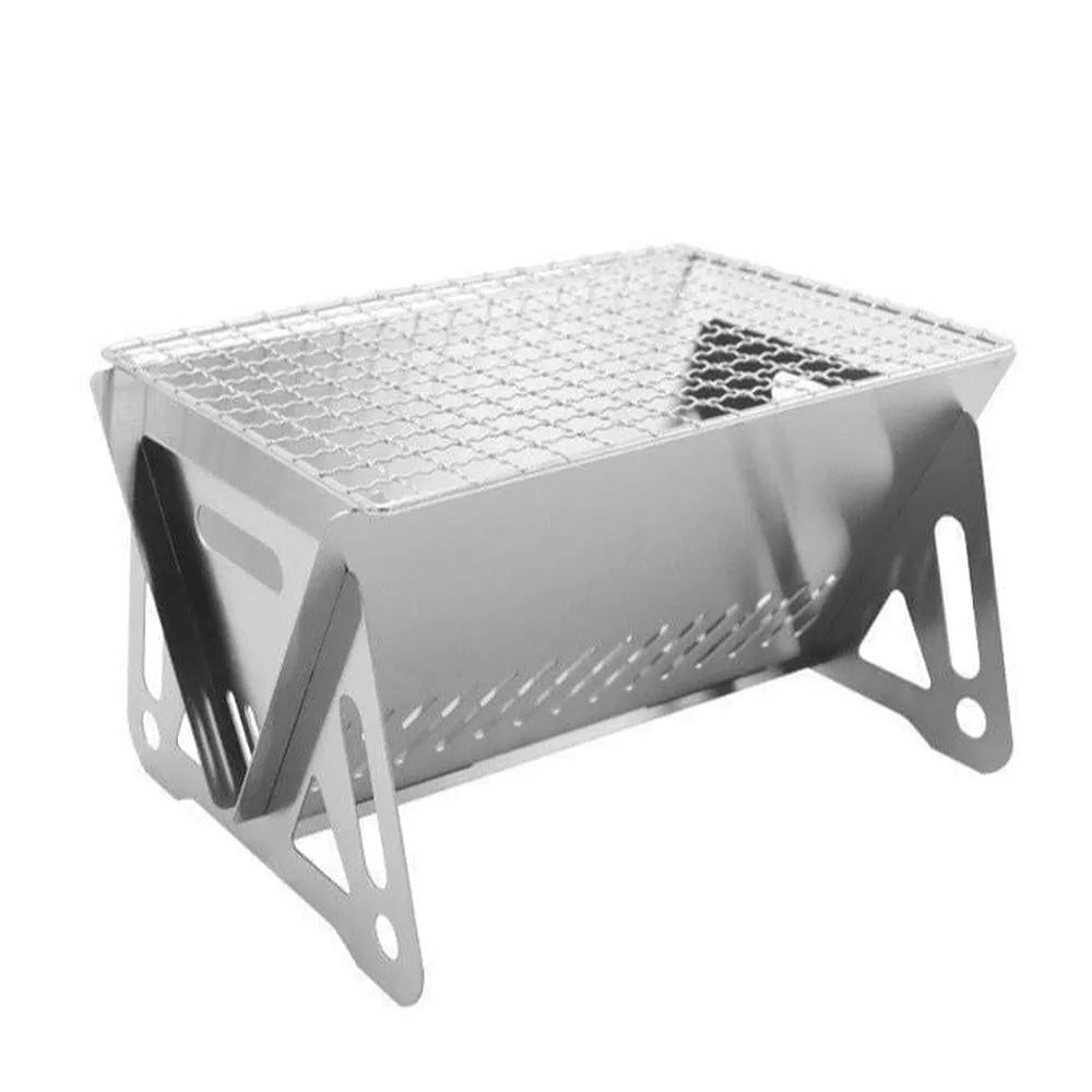 Klappgrill – Faltbarer Edelstahl Grill mit Rost-Prepper-Store.com