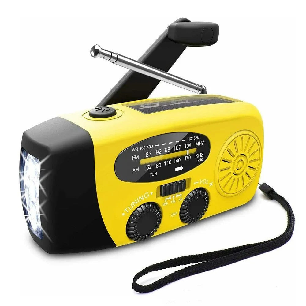 Multifunktionales USB/Solar/Dynamo Radio 2000mAh-Prepper-Store.com