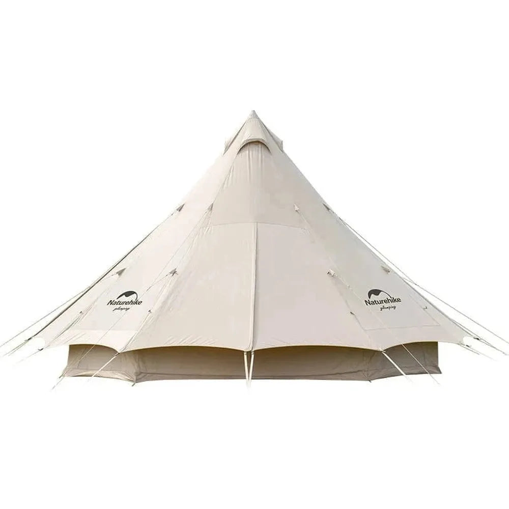Naturehike Pyramidenzelt: 4-8 Personen, 20㎡, Baumwolle, Outdoor-Prepper-Store.com