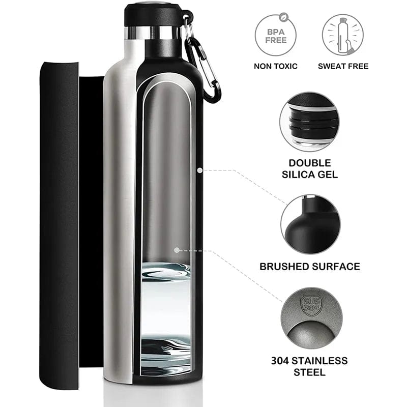 FEIJIAN Edelstahl-Thermosflaschen 750-1000 ml / BPA-FREI