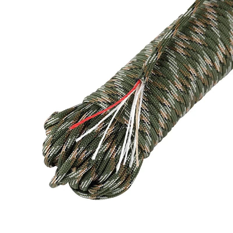 Paracord 550 mit 10 Strängen, 31M x 4mm Survival Paracord